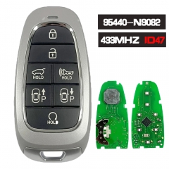 95440-N9082 433Mhz ID47 Chip 7 Buttons Smart Remote Key Keyless GO Fob for Hyundai Tucson 2022+