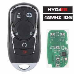 FCCID: HYQ4ES Smart Remote Key 5 Button 433MHz ID46 Fob for Buick Lacrosse 2021-2023