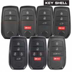 2/3/4 Button Smart Remote Key Shell Fob for Toyota Corolla Cross Sienna 2022
