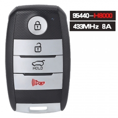 PN: 95440-H8000,  Smart Remote Key Fob 433MHz 8A Chip for Kia Stonic 2017-2018