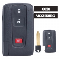 Board ID: 0030,  MOZB31EG Smart Remote Key 312MHz 2+1 Button for Toyota Prius Fob 2004 2005 2006 2007 2008 2009