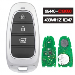 95440-CG050 , FCC ID FOB-4F25 Smart Keyless Go Remote Key 433MHz ID47 Fob for Hyundai Staria 2022