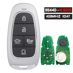 95440-K5002 Smart Keyless Go Remote Key 433MHz ID47 Fob for Hyundai Santa Cruz 2021 2022 2023