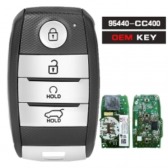 95440-CC400 Original Smart Remote Key 4 Button 433MHz AES 6A Chip for KIA Sonet 2021 FCCID: MBEC4FOB2006