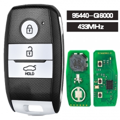 P/N: 95440-Q6000 FCC ID: SYE3FOB1908 3 Buttons Smart Remote 433MHz Key Fob For KIA Seltos 2020 2021 2022