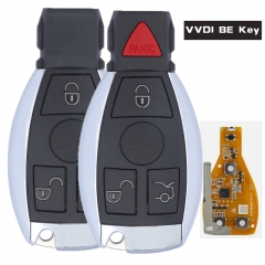 Llave remota completa Xhorse VVDI BE Key Pro Version con 3 o 4 botones para Mercedes-Benz BGA