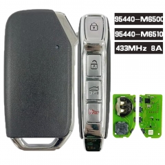 P/N: 95440-M6500, 95440-M6501 , FCC ID: CQOFD00430 Smart Remote Key With 4 Buttons 433MHz 8A  Fob for Kia Cerato 2019