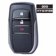 Board ID: 0010 , HYQ14FBB 314.3MHz / 433MHz Smart Remote Key 3 Button for Toyota LandCruiser 200 Series 2019-2021