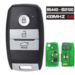 95440-B2100 Smart Remote Key Keyless Go Fob 433MHz 8A Chip for Kia Soul 2015 2016