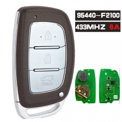 P/N: 95440-F2100 Smart Key Remote 433MHz 8A Chip 3 Buttons Keyless Go for Hyundai Elantra 2017-2018