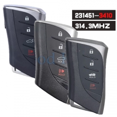 Board# 231451-3410 HYQ14FBZ Smart Remote Key 314.3MHz Fob for Lexus GX460 2019 2020 2021 2022