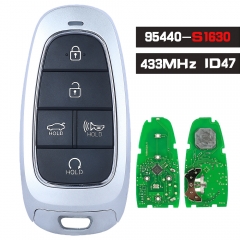 P/N: 95440-S1630, TQ8-FOB-4F27 Smart Remote Key Fob 433MHz 47 Chip 5 Buttons for Hyundai Santa Fe 2023