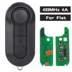 433MHz 4A Chip Flip Remote Key 3 Button for Fiat STRADA MOBI UNO FIORINO E MAIS