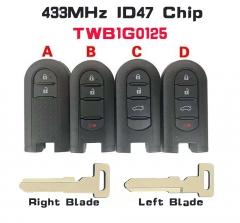 FCCID: TWB1G0125, 715G36 2/3/4 Buttons Smart Key FSK 433.92MHz for Toyota Rush Daihatsu Terios 2018 2019 2020 2021