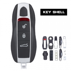 Black Smart Remote Key Shell 3 Button for Porsche  HU162