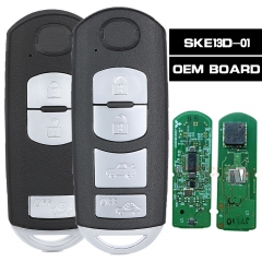 (Mitsubishi System) OEM Remote Board Smart Remote Key FSK 433.92MHZ 49 chip for Mazda 3 CX-5 2013 2014 2015 2016 FCC: WAZSKE13D-01