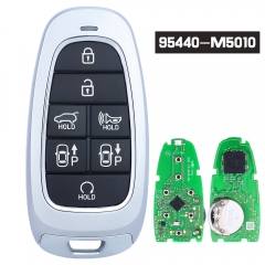 P/N: 95440-M5010, TQ8-FOB-4F20 Smart Remote Key 7 Button Fob Keyless Go ID47 Chip 433MHz Fob for Hyundai Nexo 2022