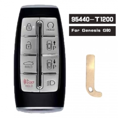 P/N: 95440-T1200 , TQ8-FOB-4F35 Smart Remote Key Fob 433MHz ID47 Chip for Hyundai Genesis G80 2020 2021 2022