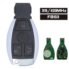 IYZ-3312 MB FBS3 BGA Keyless-Go Smart Remote Key 3 Button 315MHz/433MHZ for Mercedes-Benz W204 W207 W212 W164 W166 W221 2009-2014