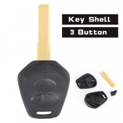 5PCS Remote Key Case Fob 3 Button for Porsche Boxster 911 968 Uncut