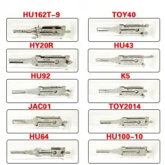 LISHI lock Pick Tool 2 IN 1 Tool HU162T-9 TOY40 HY20R HU43 HU92 K5 JAC01 TOY2014 HU64 HU100-10