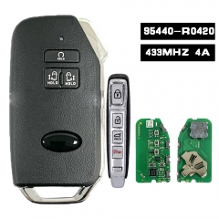95440-R0420 7 Buttons Smart Remote Key Fob 4A Chip 433Mhz Proximity Control For KIA Carnival 2022
