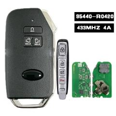 95440-R0420 7 Buttons Smart Remote Key Fob 4A Chip 433Mhz Proximity Control For KIA Carnival 2022