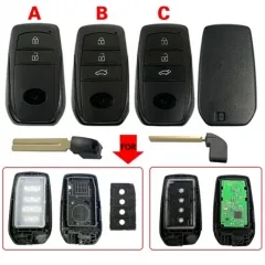 OEM PCB P/N: 8990H-K0050,  FCCID: B3H2KR2 4A Chip , B3N2KR2 8A Chip 433MHz Smart Remote Key Fob for Toyota Yaris 2023+