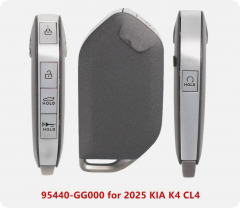 95440-GG000 433 MHz 4A Reemplazo de llave remota inteligente FOB de 5 botones para KIA K4 CL4 2025