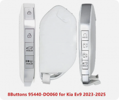 PN: 95440-DO060 Llave remota inteligente FOB 8 botones ID47 433 MHz Keyless Go para Kia FOB 5 botones 4A 433 MHz Keyless Go para Kia EV9 2024 2025