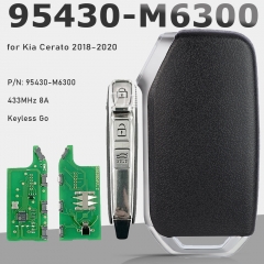 PN: 95430-M6300 Control remoto inteligente FOB de 3 botones Keyless Go FOB 4A 434MHz para Kia Cerato 2018-2020