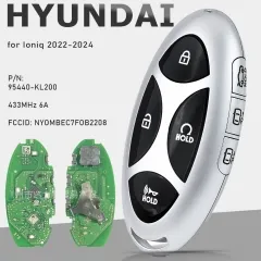 95440-KL200, NYOMBEC7FOB2208 433M 6A 6+1B Smart Remote Key Fob for Hyundaiy Ioniq 2022-2024