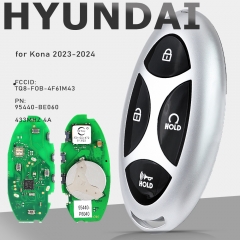 95440-BE060,FCCID:TQ8-FOB-4F6 433M 4A Smart Remote Key Fob for Hyundaiy Kona 2023 2024