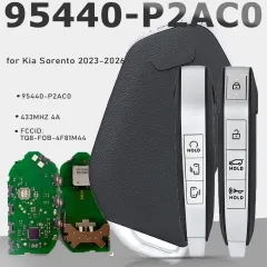 P/N: 95440-P2AC0 Smart Remote Key FOB 7 Buttons 433MHz 4A Keyless Go for Kia Sorento Hybrid 2024