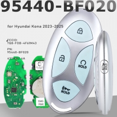 95440-BF020,FCCID:TQ8-FOB-4F6 433M 4A Smart Remote Key Fob for Hyundaiy Kona 2023 2024 2025