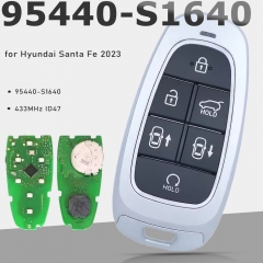 P/N: 95440-S1640 Smart Remote Key 6 Button Fob Keyless Go ID47 Chip 433MHz Fob for Hyundai Santa Fe 2023
