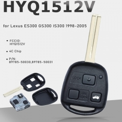 Remote Key Fob 3 Button 4C for Lexus ES300 GS300 IS300 FCC ID HYQ1512V