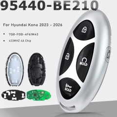 95440-BE210 TQ8-FOB-4F61M43 Smart Remote Key 4+1 Buttons 433MHz 4A Fob Keyless Go for Hyundai Kona 2023 2024 2025