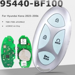 95440-BF100 TQ8-FOB-4F61M43 Smart Remote Key 4 Buttons 433MHz 4A Fob Keyless Go for Hyundai Kona 2023-2026