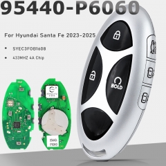 95440-P6060 TQ8-FOB-4F61M43 Smart Remote Key 3+4 Buttons 433MHz 4A Fob Keyless Go for Hyundai Santa Fe 2023-2025