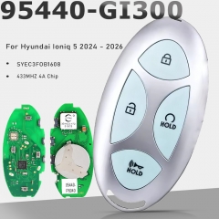 95440-GI300 TQ8-FOB-4F61M43 Smart Remote Key 4 Buttons 433MHz 4A Fob Keyless Go for Hyundai Ioniq 5 2024 2025 2026