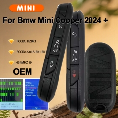Original / OEM New Model 434MHZ 49Chips For Bmw Mini Cooper 2024 + Smart Key Fob Remote FCC IYZBK1 2701A-BK1 BK1