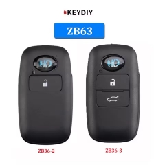 KEYDIY Universal ZB Series Remote ZB63-2 ZB63-3 for for Toyota Style  KD Smart Key for KD-X2 KD-MAX KD-X4 Fit for More Than 2000+ Models