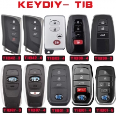KEYDIY TIB01-3 TIB01-4 TIB01-5 TIB36-4 TIB36-3 TIB42-3 TIB42-4 TIB03-4 TIB67-3 TIB67-4 TIB Smart Key Remote Control with 8A 4D 4C Chip With KDX4