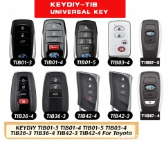 KEYDIY TIB01-3 TIB01-4 TIB01-5 TIB36-4 TIB36-3 TIB42-3 TIB42-4 TIB03-4 TIB67-3 TIB67-4 Control remoto inteligente TIB con chip 8A 4D 4C con KDX4