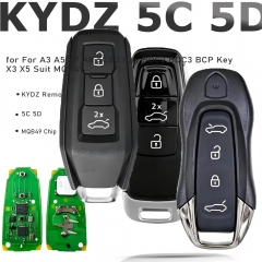 KYDZ Smart Key New 5D 5C For A3 A5 A7 A8 5C5D Key BDC2 BDC3 BCP Key X3 X5 Suit MQB49 KYDZ Key For KYDZ CUBE KYDZ Stone