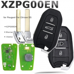 Xhorse VVDI Global Version Car Remote Key Control XZPG00EN PCB Board Or Shell Case For Peugeot For Citroen DS