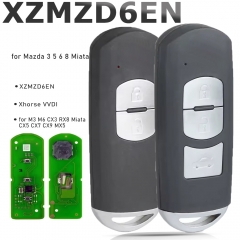 XHORSE XZMZD6EN XZMZD8EN Smart Car Key Fob Remote Control for Mazda 3 5 6 8 Miata Summit Axela Atenza M3 M6 CX3 RX8 Miata CX5 CX7 CX9 MX5