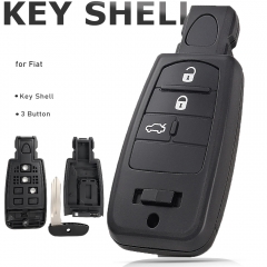 KEYECU 3 Button Smart Car Key Fob Shell Case Housing for Fiat Remote Shell