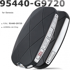 95440-G9720 Smart Remote Key 433MHz 4A 5 Button Fob for GENESIS